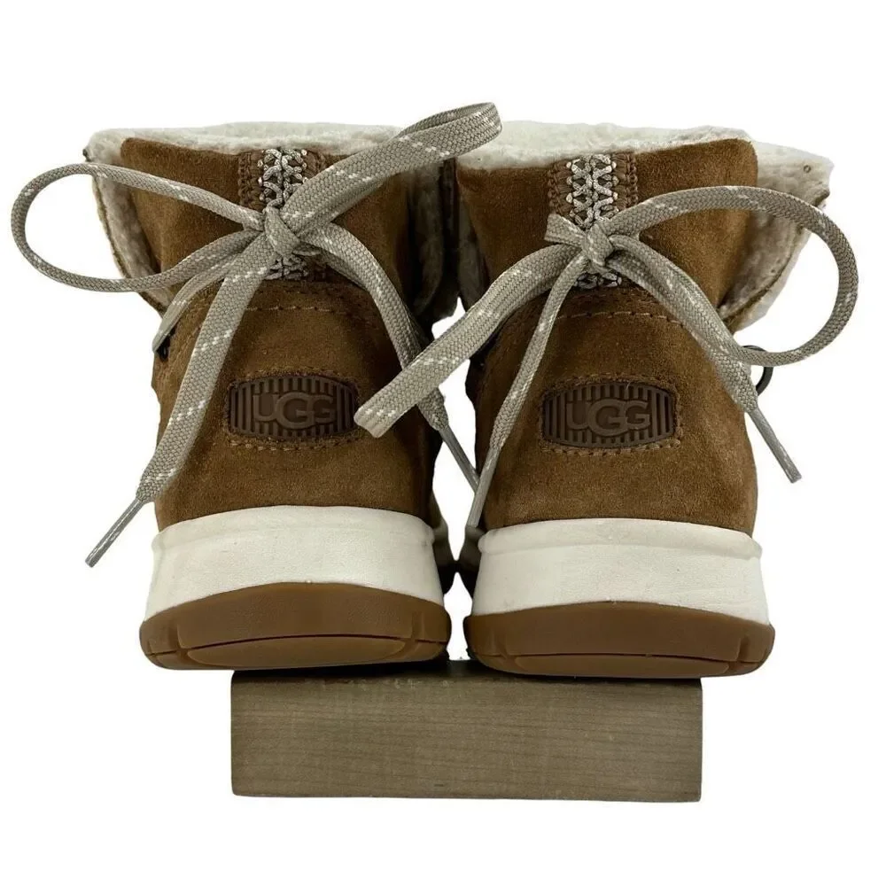 UGG Lakesider Heritage Lace Suede Leather Waterproof Boots Women’s Size 8